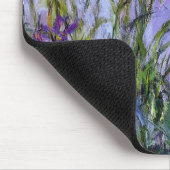 モネ薄紫アイリス マウスパッド (コーナー)