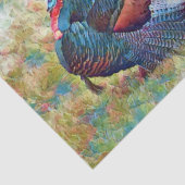 モネ風デコパージュ七面鳥イラスト 薄葉紙 (詳細)
