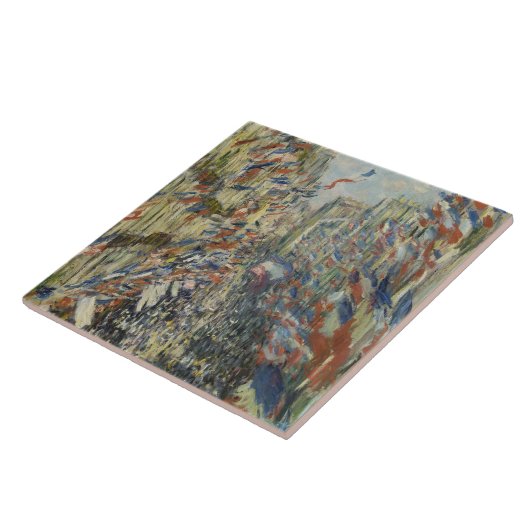 モネ1878パリのRue Montorgueil タイル (側面)