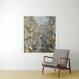 モネ1878パリのRue Montorgueil タペストリー