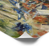 モネ1878パリのRue Montorgueil ポスター (コーナー)