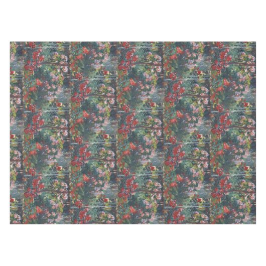 モネ1887ヴィンテージ牡丹ガーデン テーブルクロス (正面(横))