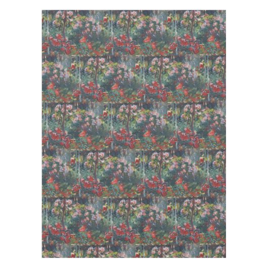 モネ1887ヴィンテージ牡丹ガーデン テーブルクロス (正面)