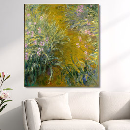 モネ・アイリスを通る道 キャンバスプリント