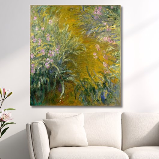 モネ・アイリスを通る道 キャンバスプリント