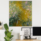 モネ・アイリスを通る道 ポスター (ホームオフィス)