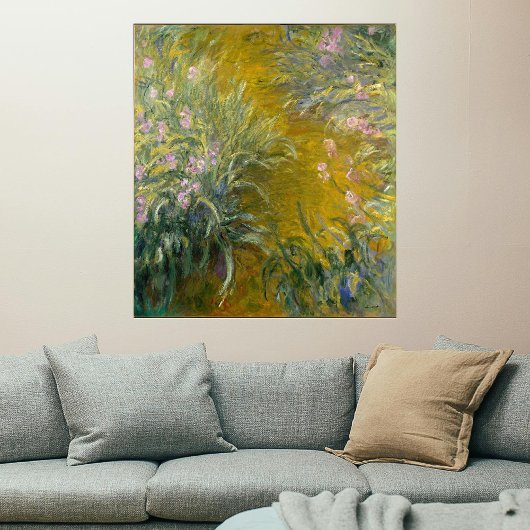 モネ・アイリスを通る道 ポスター