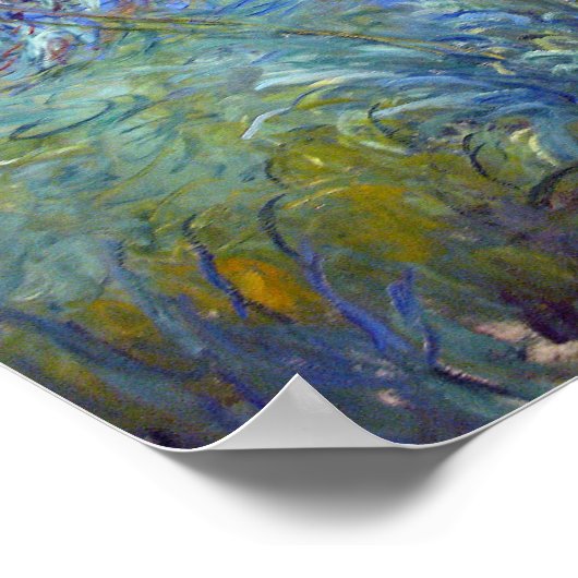 モネ・アガパンツス ポスター (角)