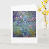 モネ·アガパントス カード (黄色い花)