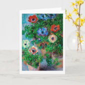 モネ・アネモン カード (黄色い花)