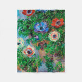 モネ・アネモン フリースブランケット (正面)