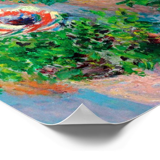 モネ・アネモン ポスター (角)