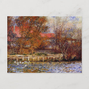 モネ – アヒルの池素晴らしアート絵画ズ ポストカード