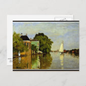 モネ - アフテルザーンの家 ポストカード (正面/裏面)