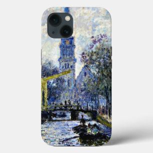 モネ – アムステルダムの運河 iPhone 13ケース