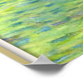 モネ – アモントの崖 ポスター (角)