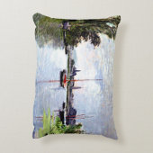 モネ – アルジェンティーユ、セーヌ川の小腕から見た。 アクセントクッション (裏面(縦))