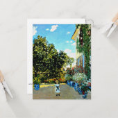 モネ – アルジェンテウイルのアーティストハウスアットアルジェンテウイル カード (正面/裏面インサイチュ)