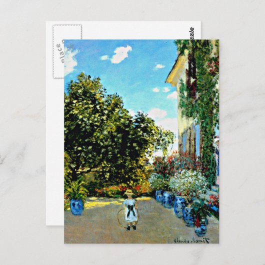 モネ – アルジェンテウイルのアーティストハウスアットアルジェンテウイル ポストカード (正面/裏面)