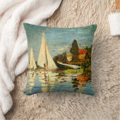 モネ – アルジェンテウイルのレガッタ クッション (ブランケット)