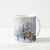 モネ - アルジャントゥイユの雪景色 コーヒーマグカップ (正面右)
