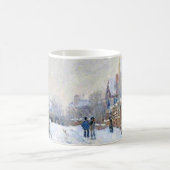 モネ - アルジャントゥイユの雪景色 コーヒーマグカップ (中央)