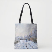 モネ - アルジャントゥイユの雪景色 トートバッグ (正面)