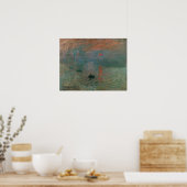 モネ – インプレッション、日の出1872 ポスター (キッチン)