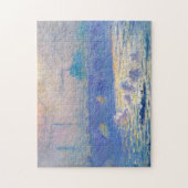 モネ・ウォータールー橋（ロンドン） ジグソーパズル (縦)