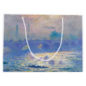 モネ・ウォータールー橋（ロンドン） ラージペーパーバッグ (裏面)