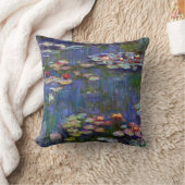 モネ・ウォーター・リリー池 クッション (ブランケット)
