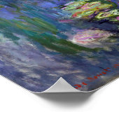 モネ・ウォーター・リリー池 ポスター (角)