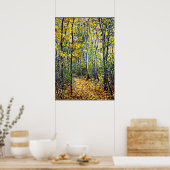 モネ – ウッドレーン、ヴィンテージ素晴らしアート植林エリア ポスター (キッチン)