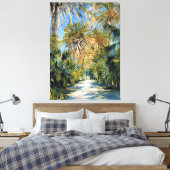 モネ – エッサイの園アルジェ キャンバスプリント (インサイチュ (寝室))