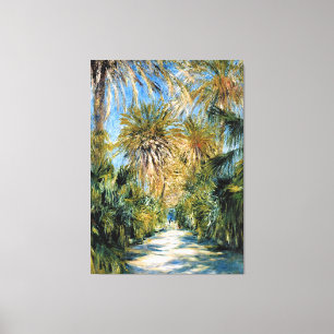 モネ – エッサイの園アルジェ キャンバスプリント