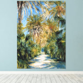 モネ – エッサイの園アルジェ キャンバスプリント (インサイチュ (ウッドフロア))