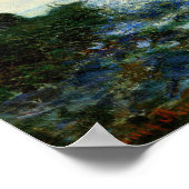 モネ – エレットの西のマネポートロックアーチ ポスター (角)