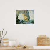 モネ – エレットの西のマネポートロックアーチ ポスター (キッチン)