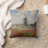 モネ – オランダのシャンデチューリップ クッション (ブランケット)