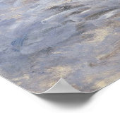 モネ – カミーユオンザデスベッド1879 ポスター (角)