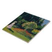 モネ・ガーデンの女性 タイル (側面)