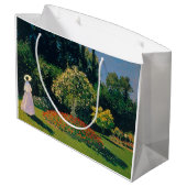 モネ・ガーデンの女性 ラージペーパーバッグ (裏面アングル)