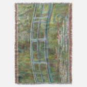 モネ、ガーデン、クラシック絵画ズ スローブランケット (正面縦)