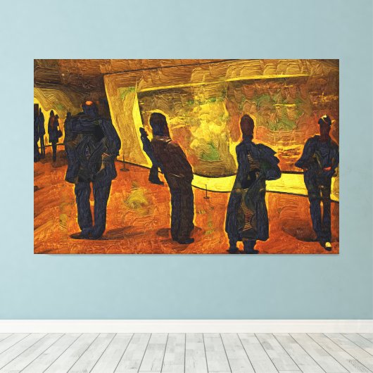 モネ キャンバスプリント (インサイチュ (ウッドフロア))