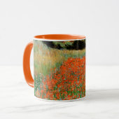 モネ – ギヴェルニー近くの空洞のポピー畑 マグカップ (正面左)