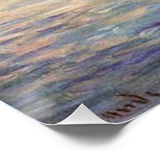 モネ – クリスティアナの近くのフィヨルド ポスター (コーナー)