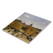 モネ – クワイデュルーヴル素晴らしアート絵画ズ タイル (側面)