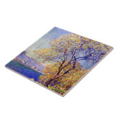 モネ – サリスガーデンから見られるアンティーブ, タイル (側面)