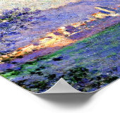 モネ – サリスガーデンから見られるアンティーブ, ポスター (角)