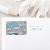 モネ「サンドビカノルウェー」差出人住所ラベル ラベル (インサイチュ)